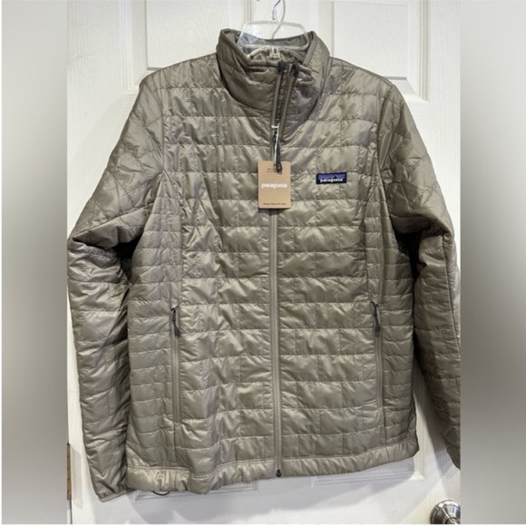 Patagonia Women’s XL Nano Puff Jacket Seabird Grey NWT Puffer Puffy - Picture 1 of 11